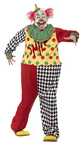 Smiffys 45200M Men's Sinister Clown Costume (Medium)