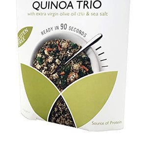 Clearspring Organic Quinoa Trio with Extra Virgin Olive Oil and Sea Salt, 250g (Pack of 5)