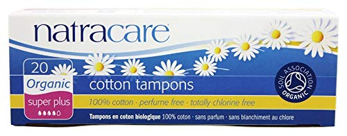 Natracare Organic Cotton Tampons Super Plus (20 per Pack)