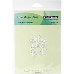 Penny Black Follow Your Heart Steel Die (51-288)