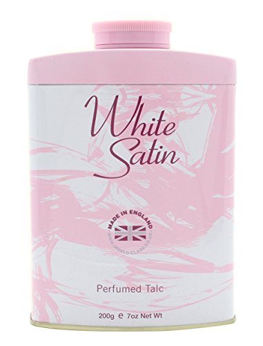 White Satin Tinned Talcum Powder 200g