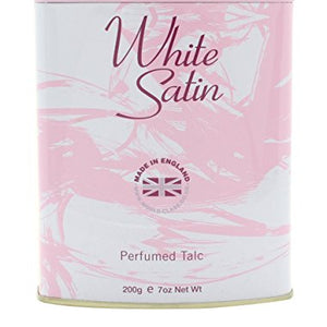 White Satin Tinned Talcum Powder 200g