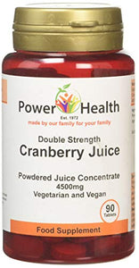 POWER HEALTH Cranberry Juice Double Strength 90tabs (PACK OF 1)
