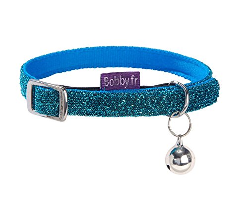 Cat Collar Disco Blue Size Xs