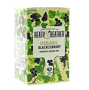 HEATH & HEATHER Organic Wild Blackcurrant 20bags (PACK OF 6)