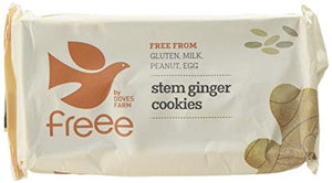 Doves Farm Organic Stem ginger Cookies 150 g (Pack of 6)