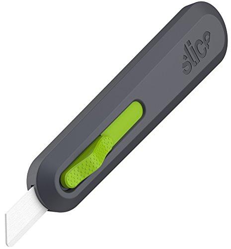Slice 10554 Safety Utility Knife, Automatic Retracting Blade, Safe Ceramic Blade Lasts 11x Longer vs. Stainless Steel
