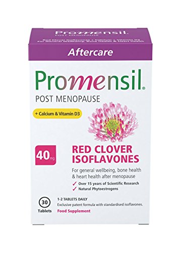 Promensil Post Menopause | Red Clover | Isoflavones | Calcium | Vitamin D3 | 40mg | 30 Tablets