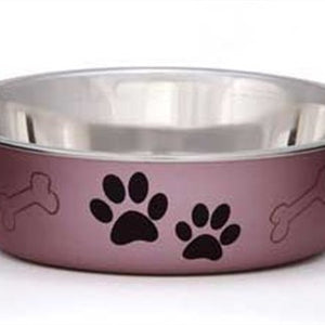Metallic Bella Bowls Large-Grape | Loving Pet Products