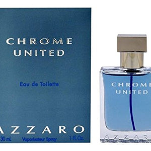 Chrome United by Azzaro Eau de Toilette Spray 30ml