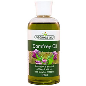 Natures Aid Comfrey Oil, 150 ml (Knitbone, Natural Rubbing Oil, Suitable for Vegetarians, Made in the UK) pack 2