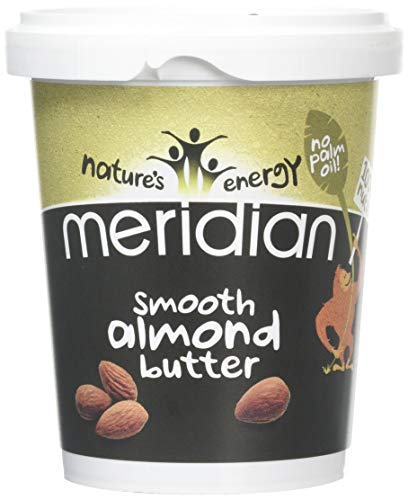MERIDIAN FOODS - No GM Soya Almond Butter Smooth 100% 454g (PACK OF 1)
