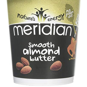 MERIDIAN FOODS - No GM Soya Almond Butter Smooth 100% 454g (PACK OF 1)