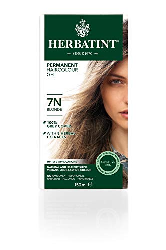 Herbatint Permanent Herbal Hair Colour Gel, 7N Blonde, 150 ml