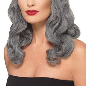 Smiffys Deluxe Wig Wavy With Fringe