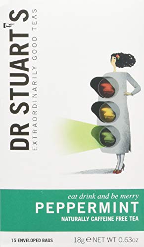 Dr Stuarts Peppermint Enveloped Tea 15s  (Pack of 4)