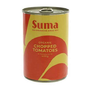 Suma Organic Chopped Tomatoes 400 g (Pack of 12)