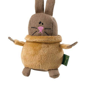 Dog Toy T-Neck Rabbit, Approx. 14 Cm Brown  Pack Of 3 | Hunter