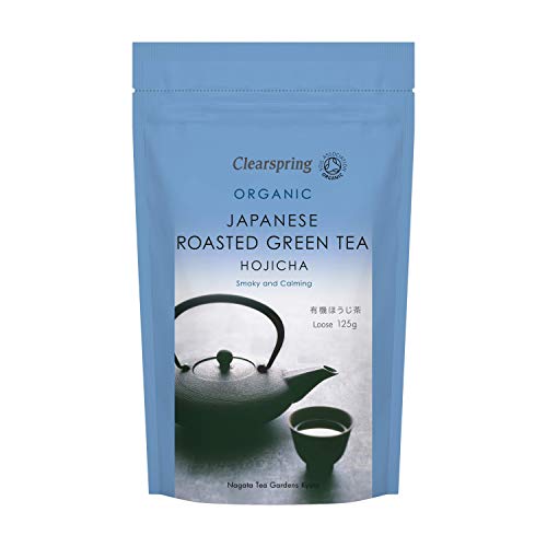 Clearspring Organic Japanese Hojicha Roasted Loose Green Tea, 100g