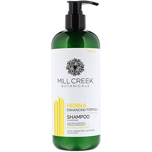 Mill Creek Botanicals Henna Shampoo, 16 fl oz (Pack of 6)