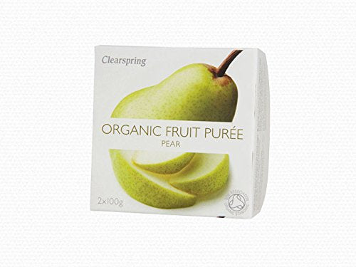 Clearspring Fruit Puree Pear 2 X 100g Desserts & Sweets Healthy Food