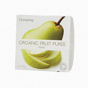 Clearspring Fruit Puree Pear 2 X 100g Desserts & Sweets Healthy Food