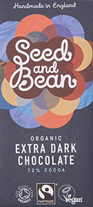 Organic Seed and Bean Dominican Chocolate 85 g (Pack of 8)