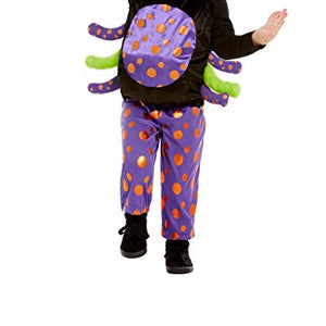 Smiffys 61130T1 Toddler Spider Costume, Unisex Children, Black, Age 1-2 Years