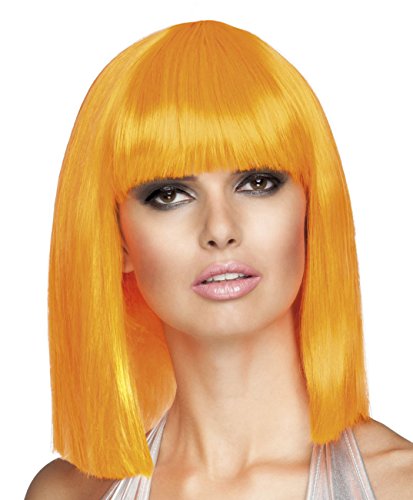 Smiffys Glam Wig - Neon Orange