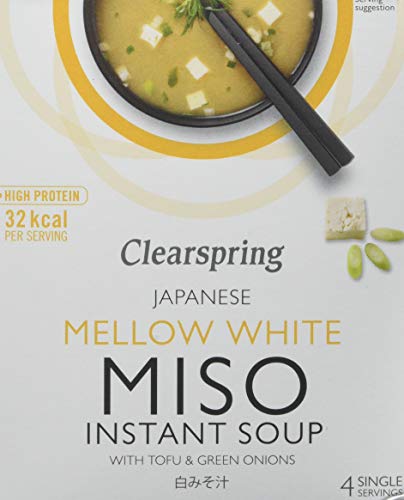 Clearspring | Mellow White Miso Soup + Tofu | 6 x 4x10g