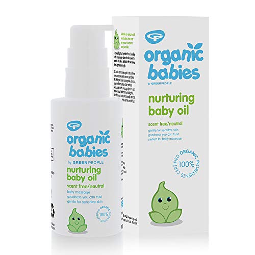 Green People Organic Babies Soothing Baby Oil - Scent Free (100ml)