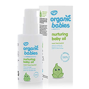 Green People Organic Babies Soothing Baby Oil - Scent Free (100ml)