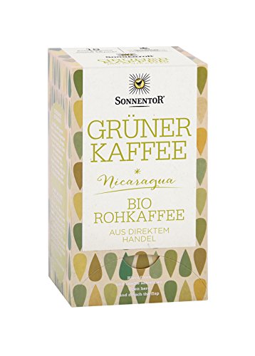 SONNENTOR Organic Green Coffee Natual 18x3g (PACK OF 3)