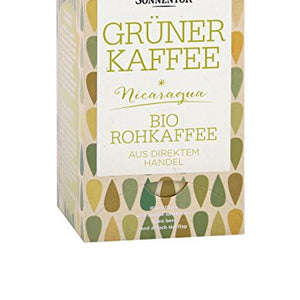 SONNENTOR Organic Green Coffee Natual 18x3g (PACK OF 3)