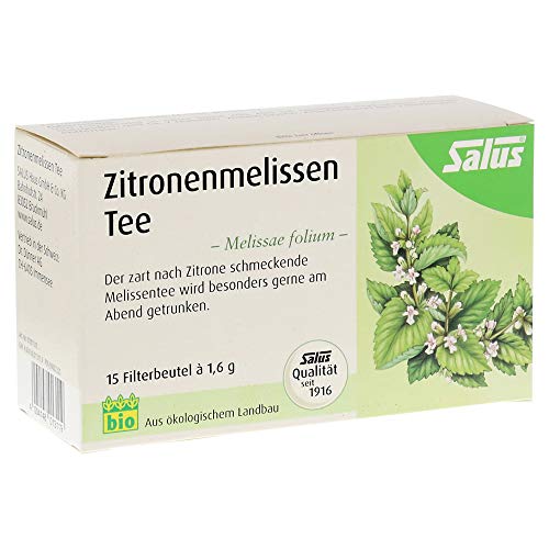 Floradix Lemon Balm Organic Herbal Tea 15 Bag (Pack of 4)