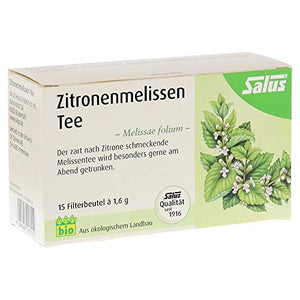 Floradix Lemon Balm Organic Herbal Tea 15 Bag (Pack of 4)