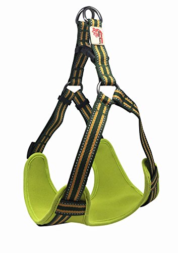Long Paws Comfort Collection Harness Medium Green