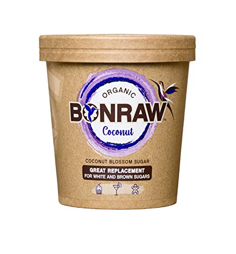 BONRAW™ Organic Coconut Blossom Sugar 225g - 100% Coconut Blossom Nectar – Great Replacement for White & Brown SUGARS