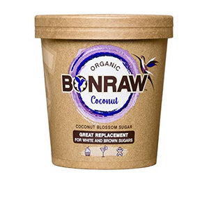 BONRAW™ Organic Coconut Blossom Sugar 225g - 100% Coconut Blossom Nectar – Great Replacement for White & Brown SUGARS