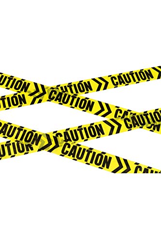 Smiffys Caution Chevron Tape