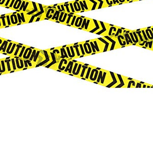 Smiffys Caution Chevron Tape
