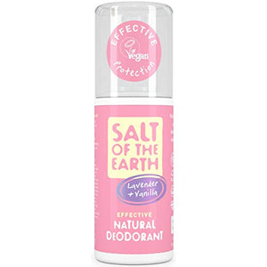 Natural Deodorant Spray by Salt of the Earth, Lavender & Vanilla - Vegan, Long Lasting Protection, Not Tested on Animals, Paraben Free, Made in the UK - 100ml