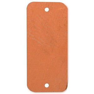 Sizzix 661776 3 Piece 1-5/8 Tag with Holes Copper Metal Blanks