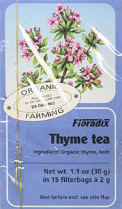 Salus Floradix Thyme Herb Tea 15 Teabags