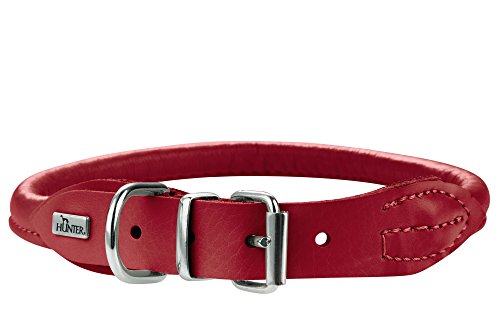 Collar Round & Soft Elk 60/10 Elkskin Chili, 51-56 Cm | Hunter