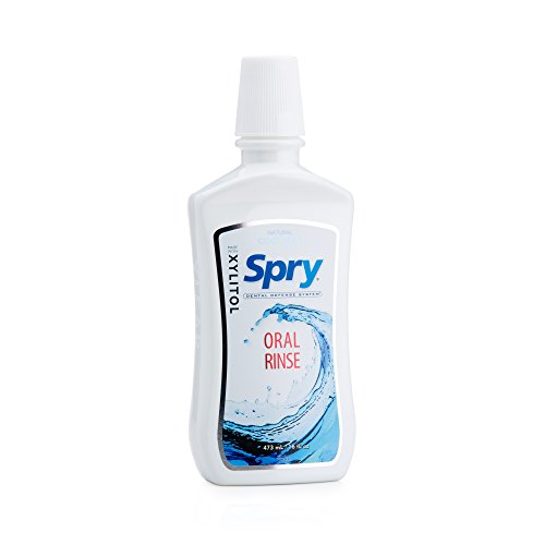 Spry Xylitol Oral Rinse, Natural Cool Mint - 16 fl oz