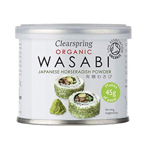 Clearspring Organic Japanese Wasabi Powder, 25g (Pack of 3)
