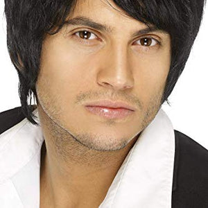 Smiffys Boy Band Wig - Black