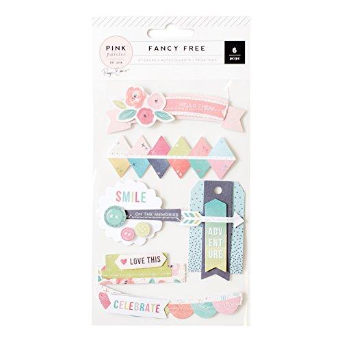 Paige Evans Fancy Free Layered Stickers 6 Piece