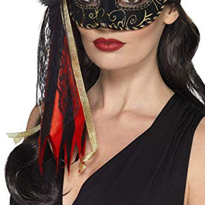 Smiffys 44953 Masquerade Pirate Eye Mask (One Size)